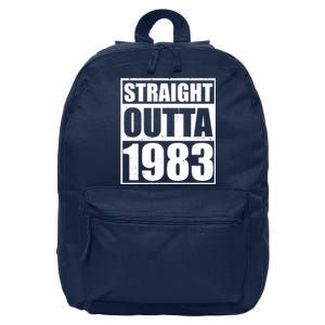 Straight Outta 1983 40th Birthday 16 in Basic Backpack