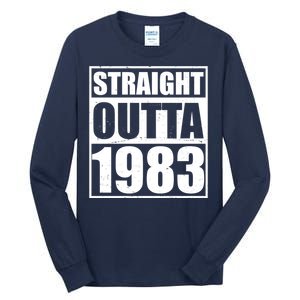 Straight Outta 1983 40th Birthday Tall Long Sleeve T-Shirt