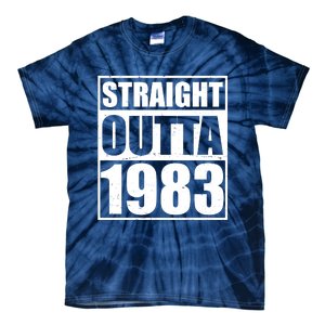 Straight Outta 1983 40th Birthday Tie-Dye T-Shirt