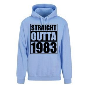 Straight Outta 1983 40th Birthday Unisex Surf Hoodie