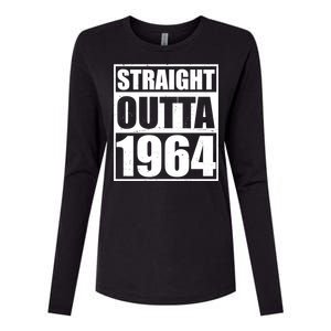 Straight Outta 1964 60th Birthday Womens Cotton Relaxed Long Sleeve T-Shirt