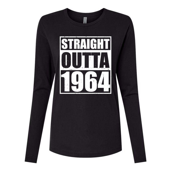 Straight Outta 1964 60th Birthday Womens Cotton Relaxed Long Sleeve T-Shirt