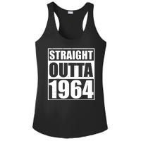 Straight Outta 1964 60th Birthday Ladies PosiCharge Competitor Racerback Tank