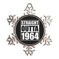 Straight Outta 1964 60th Birthday Metallic Star Ornament