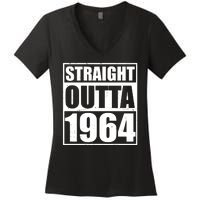 Straight Outta 1964 60th Birthday Women's V-Neck T-Shirt