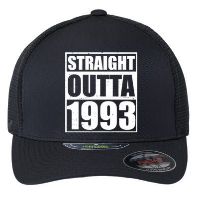 Straight Outta 1993 30th Birthday Flexfit Unipanel Trucker Cap