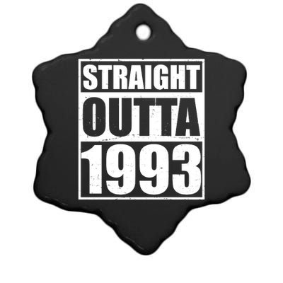 Straight Outta 1993 30th Birthday Ceramic Star Ornament