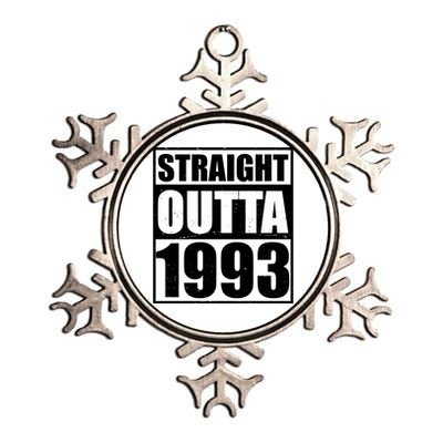 Straight Outta 1993 30th Birthday Metallic Star Ornament