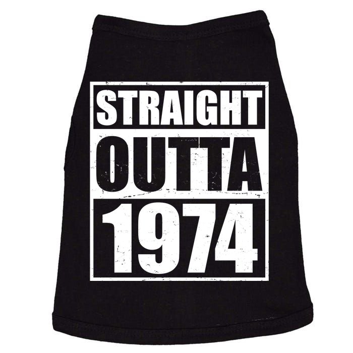 Straight Outta 1974 50th Birthday Doggie Tank