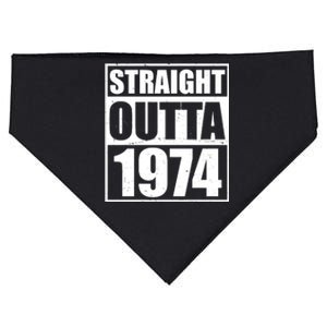 Straight Outta 1974 50th Birthday USA-Made Doggie Bandana