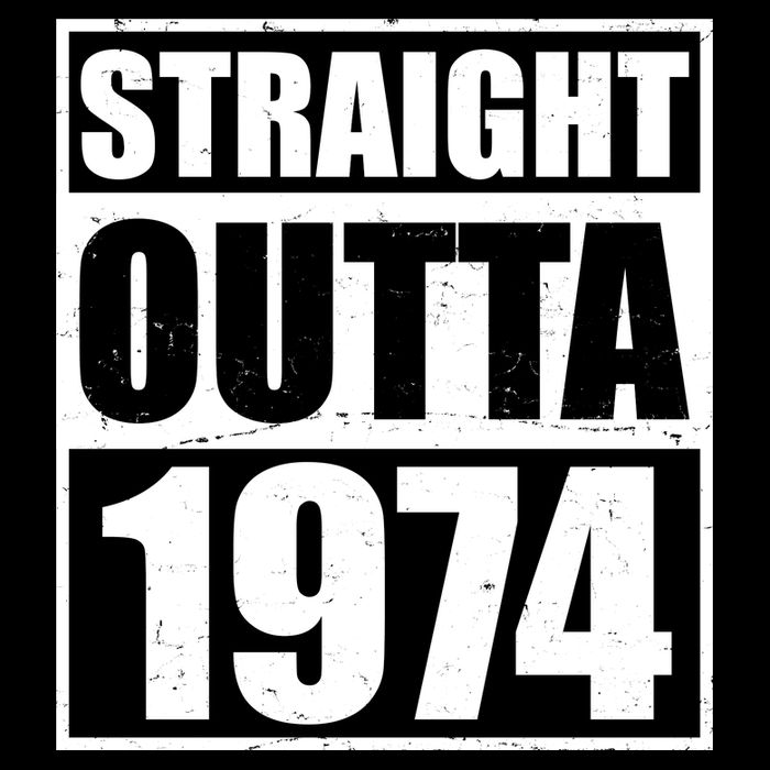 Straight Outta 1974 50th Birthday Performance Shirt
