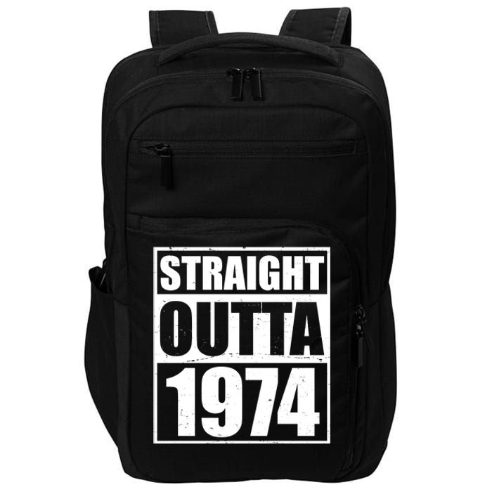 Straight Outta 1974 50th Birthday Impact Tech Backpack