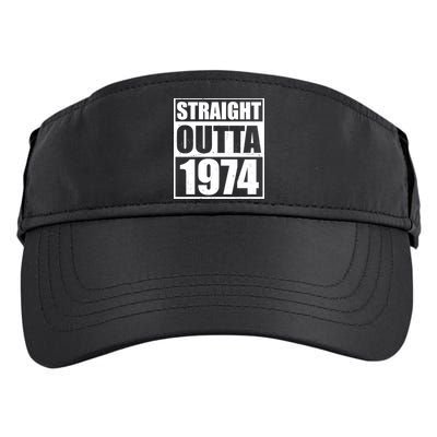 Straight Outta 1974 50th Birthday Adult Drive Performance Visor