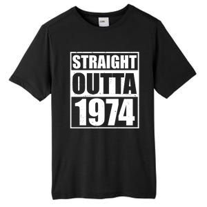 Straight Outta 1974 50th Birthday Tall Fusion ChromaSoft Performance T-Shirt