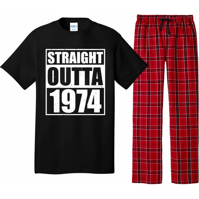 Straight Outta 1974 50th Birthday Pajama Set