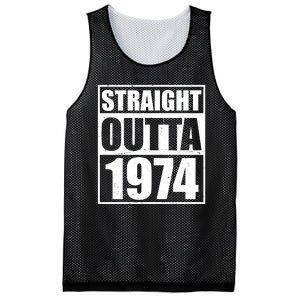 Straight Outta 1974 50th Birthday Mesh Reversible Basketball Jersey Tank