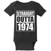 Straight Outta 1974 50th Birthday Baby Bodysuit