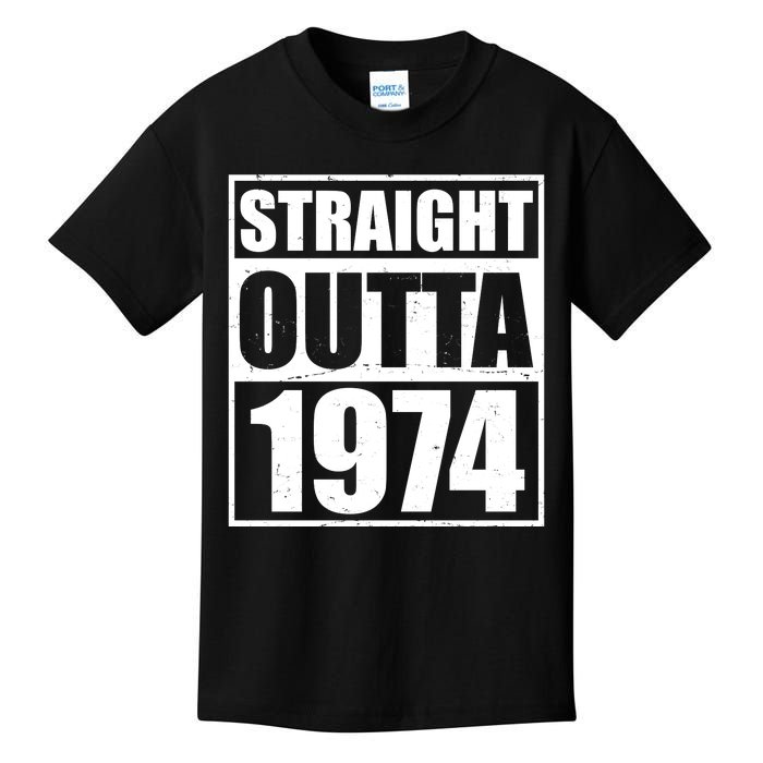 Straight Outta 1974 50th Birthday Kids T-Shirt