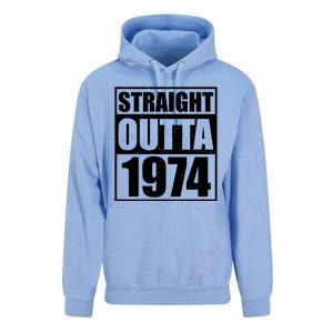 Straight Outta 1974 50th Birthday Unisex Surf Hoodie