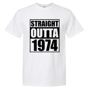 Straight Outta 1974 50th Birthday Garment-Dyed Heavyweight T-Shirt