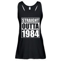 Straight Outta 1984 40th Birthday Ladies Essential Flowy Tank