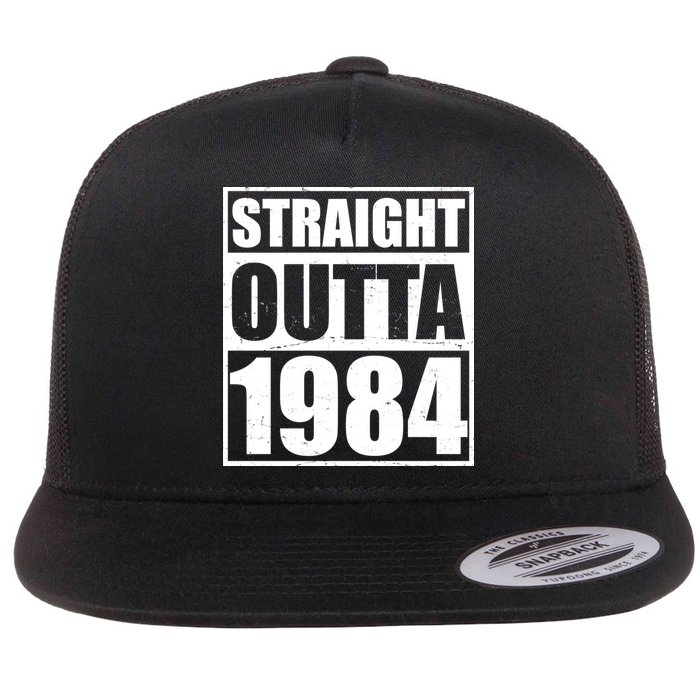 Straight Outta 1984 40th Birthday Flatbill Hat