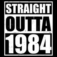 Straight Outta 1984 40th Birthday Flatbill Hat