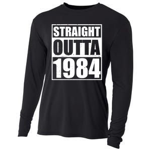 Straight Outta 1984 40th Birthday Cooling Performance Long Sleeve Crew