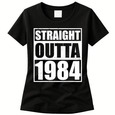 Straight Outta 1984 40th Birthday Womens T-Shirt