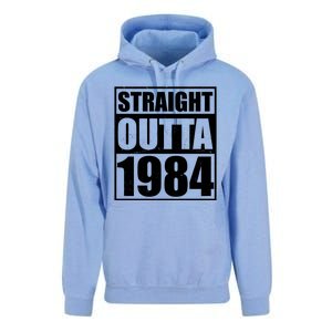 Straight Outta 1984 40th Birthday Unisex Surf Hoodie