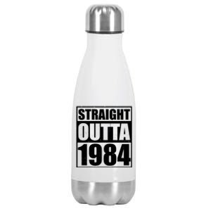 Straight Outta 1984 40th Birthday Stainless Steel Insulated Water Bottle