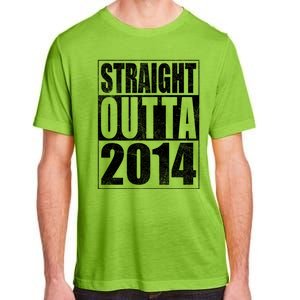 Straight Outta 2014 9 Years Old 9th Birthday Gift Adult ChromaSoft Performance T-Shirt