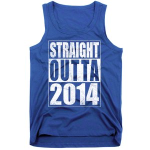 Straight Outta 2014 9 Years Old 9th Birthday Gift Tank Top