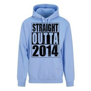 Straight Outta 2014 9 Years Old 9th Birthday Gift Unisex Surf Hoodie