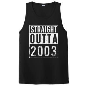 Straight Outta 2003 Year Of Birth Birthday PosiCharge Competitor Tank