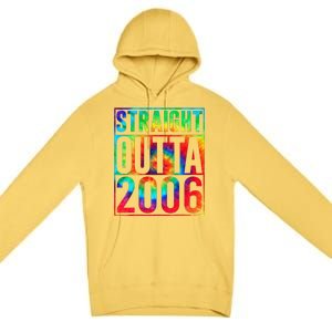 Straight Outta 2006 Dirty Thirty Funny 17th Birthday Gift Premium Pullover Hoodie