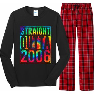 Straight Outta 2006 Dirty Thirty Funny 17th Birthday Gift Long Sleeve Pajama Set