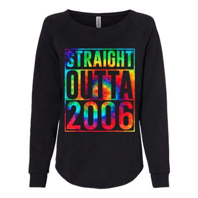 Straight Outta 2006 Dirty Thirty Funny 17th Birthday Gift Womens California Wash Sweatshirt