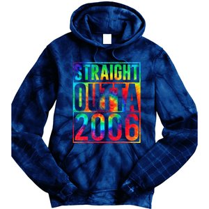 Straight Outta 2006 Dirty Thirty Funny 17th Birthday Gift Tie Dye Hoodie