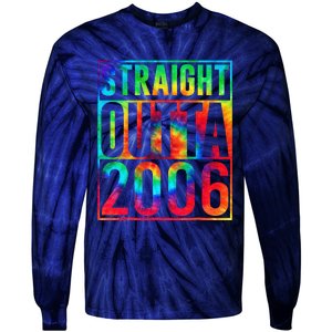 Straight Outta 2006 Dirty Thirty Funny 17th Birthday Gift Tie-Dye Long Sleeve Shirt