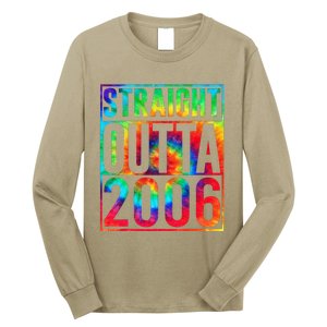 Straight Outta 2006 Dirty Thirty Funny 17th Birthday Gift Long Sleeve Shirt