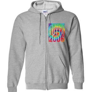 Straight Outta 2006 Dirty Thirty Funny 17th Birthday Gift Full Zip Hoodie