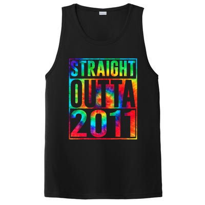 Straight Outta 2011 Dirty Thirty Funny 12th Birthday Gift PosiCharge Competitor Tank