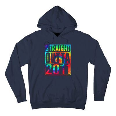 Straight Outta 2011 Dirty Thirty Funny 12th Birthday Gift Tall Hoodie