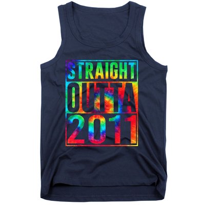 Straight Outta 2011 Dirty Thirty Funny 12th Birthday Gift Tank Top