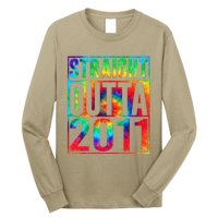 Straight Outta 2011 Dirty Thirty Funny 12th Birthday Gift Long Sleeve Shirt