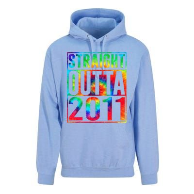 Straight Outta 2011 Dirty Thirty Funny 12th Birthday Gift Unisex Surf Hoodie