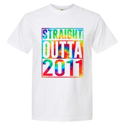 Straight Outta 2011 Dirty Thirty Funny 12th Birthday Gift Garment-Dyed Heavyweight T-Shirt