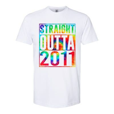 Straight Outta 2011 Dirty Thirty Funny 12th Birthday Gift Softstyle CVC T-Shirt