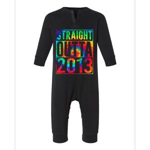 Straight Outta 2013 Dirty Thirty Funny 10th Birthday Gift Infant Fleece One Piece